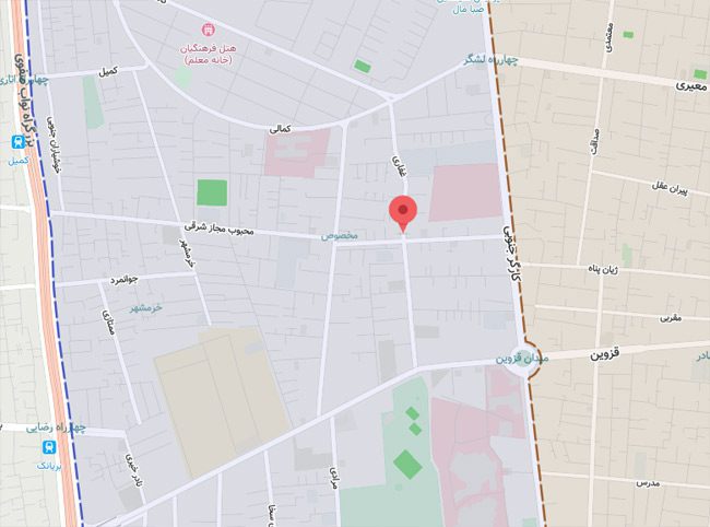 نقشه و موقعیت مکانی حامیان ژنراتور
